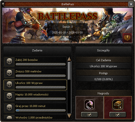 Okno: Battlepass